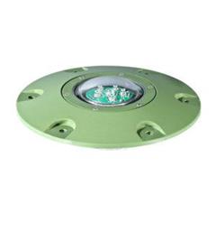 PRL-97704-2C-G-PLB-MT-M20  Green 230vAC Semi-flush touchdown light, CAP437